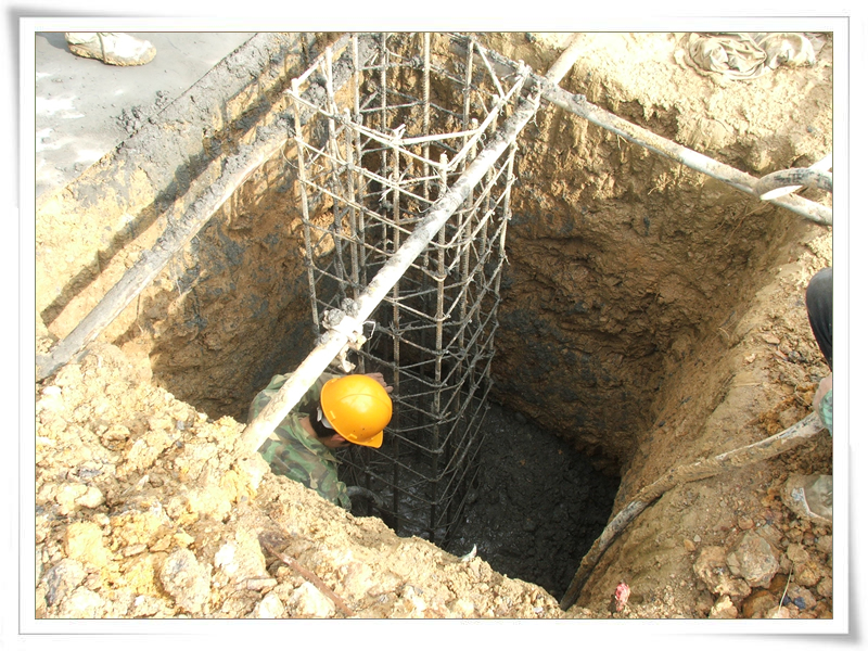 云南曲靖110KV虹橋至大松樹二回送電線路工程基礎工程完工