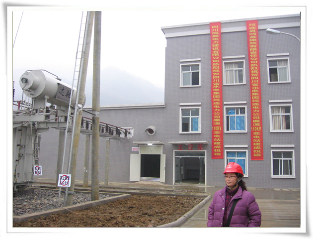 熱烈祝賀廉溪110kV變電站竣工投運