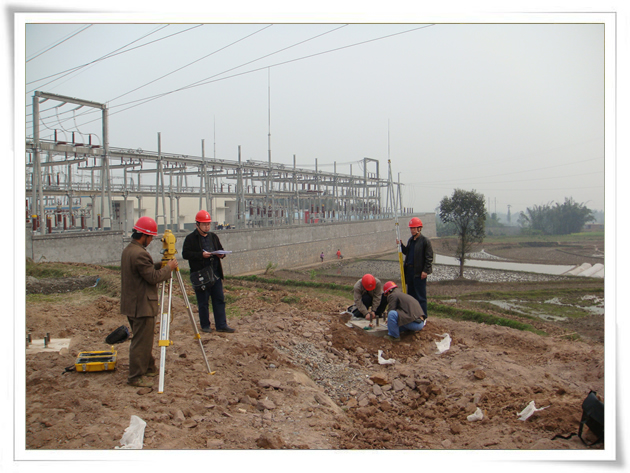 宜賓江安—大觀110kV線路新建工程基礎分部工程中間驗收