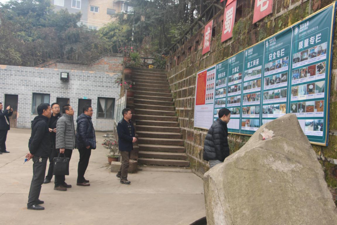 浙江送變電工程公司領導、專家蒞臨我 施工項目部參觀考察