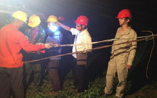 500kV南譚二線OPGW光纜改造工程恢復送電