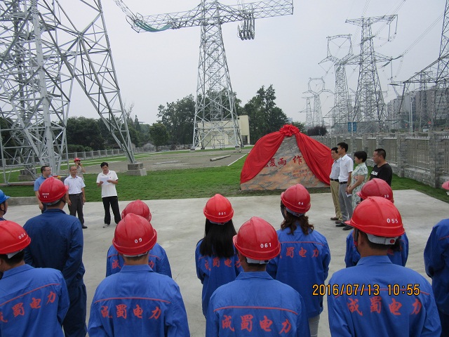 國網四川省電力公司特高壓實訓線基地舉行落成儀式