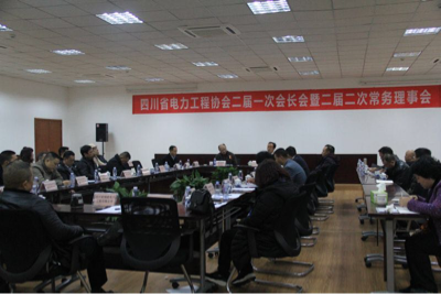 公司總經理陳云出席四川省電力工程協會二屆一次會長會暨二屆二次常務理事會