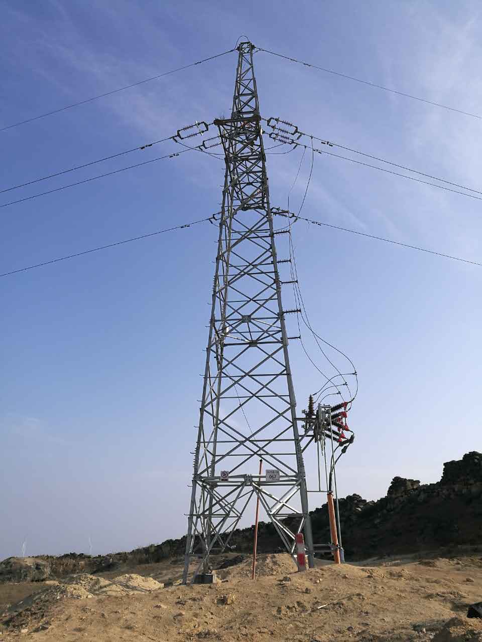 華潤隨縣香灣風電場35kV集電線路工程投運成功