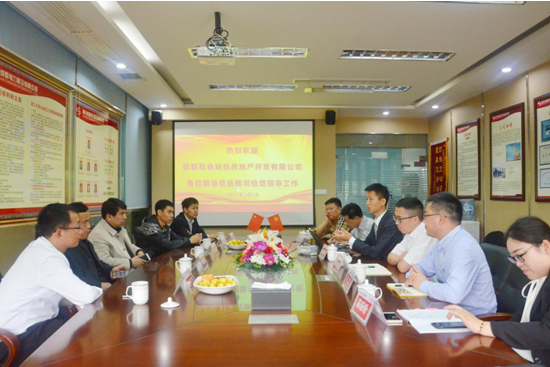 勒泰集團邯鄲勒泰城投地產公司考察組蒞臨集團公司考察交流