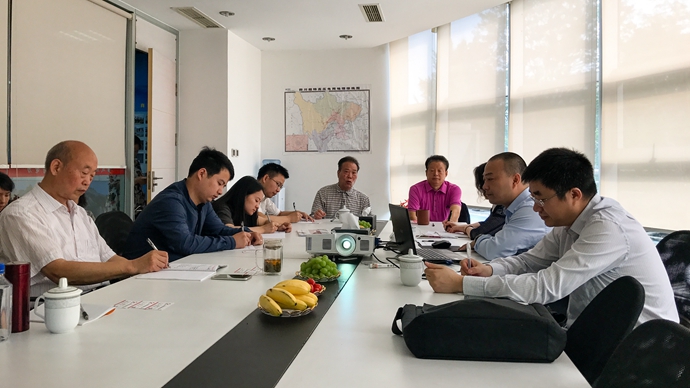 中國民族證券有限責任公司樂山區域分公司領導到集團公司交流座談