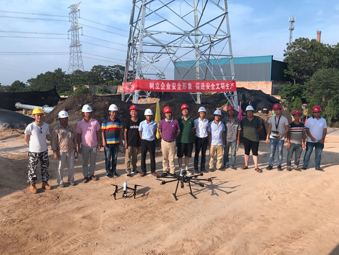 華潤電力控股有限公司中西大區副總經理李曙光至成蜀電力河南偃師項目場地檢查指導工作