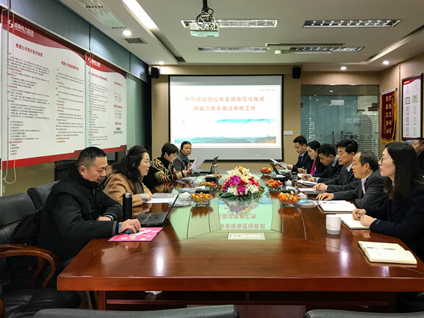 成蜀電力集團順利通過三個體系換證審核