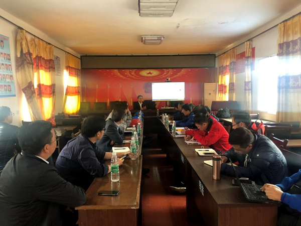 華潤電力黑水縣扎窩30MW集中式光伏扶貧項目送出線路及對側站擴建EPC工程舉行開工儀式