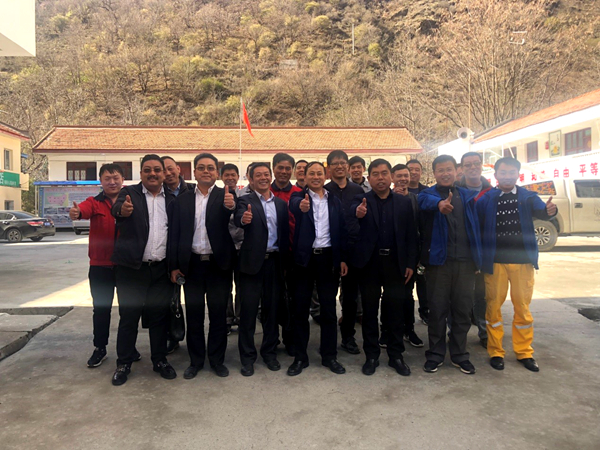 華潤電力黑水縣扎窩30MW集中式光伏扶貧項目送出線路及對側站擴建EPC工程舉行開工儀式