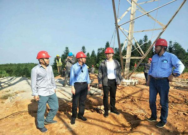國網江西省檢修公司《施工作業安全風險管控調研會》在我集團公司施工項目部召開
