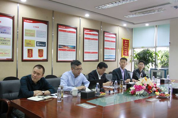 京能寧夏喊叫水110kV項目總指揮李軍來公司考察交流