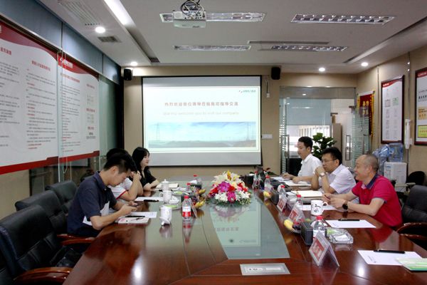 郵政儲蓄銀行高新支行領導一行來我司考察交流