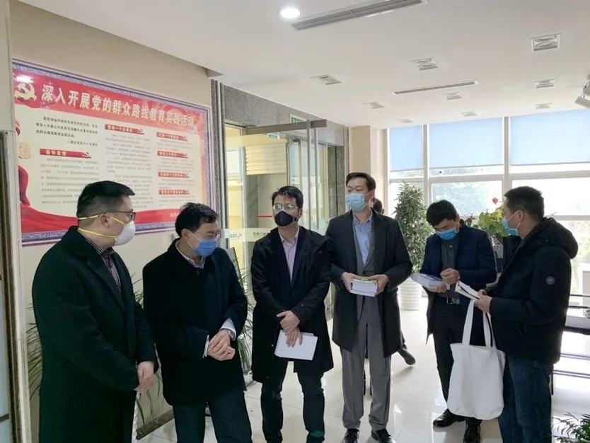 府南街道人大工委主任劉慶一行赴集團調研防疫相關工作及復工復產