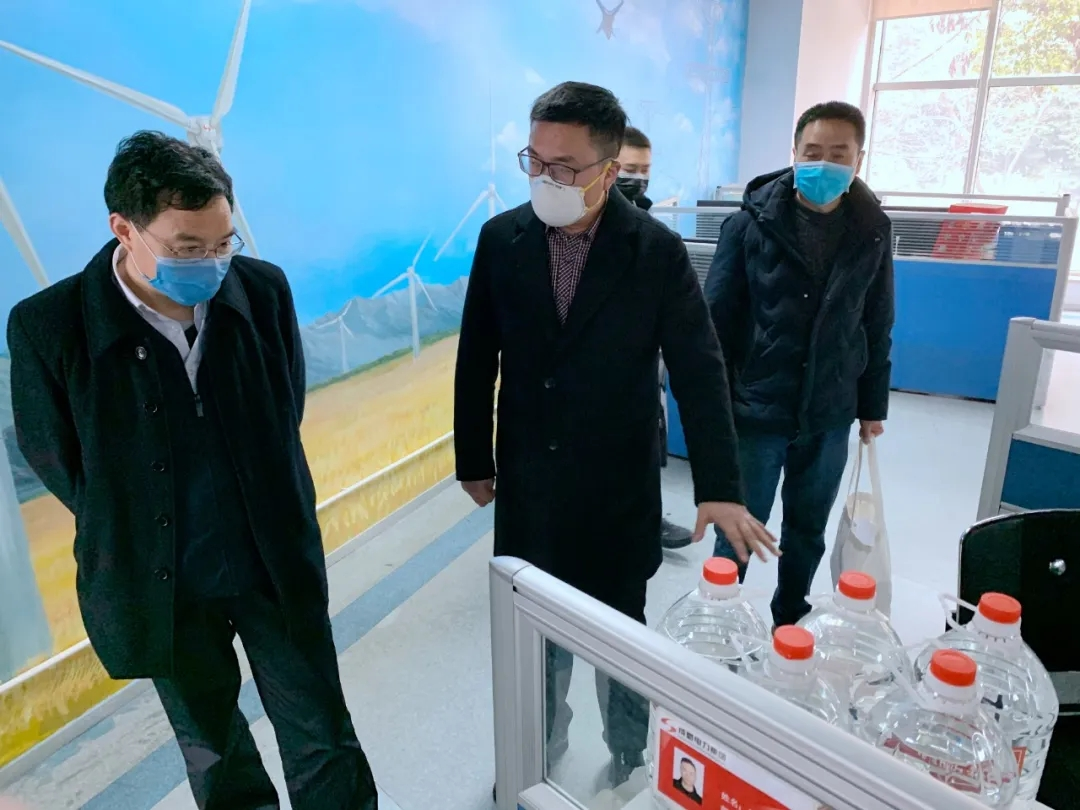 府南街道人大工委主任劉慶一行赴集團調研防疫相關工作及復工復產