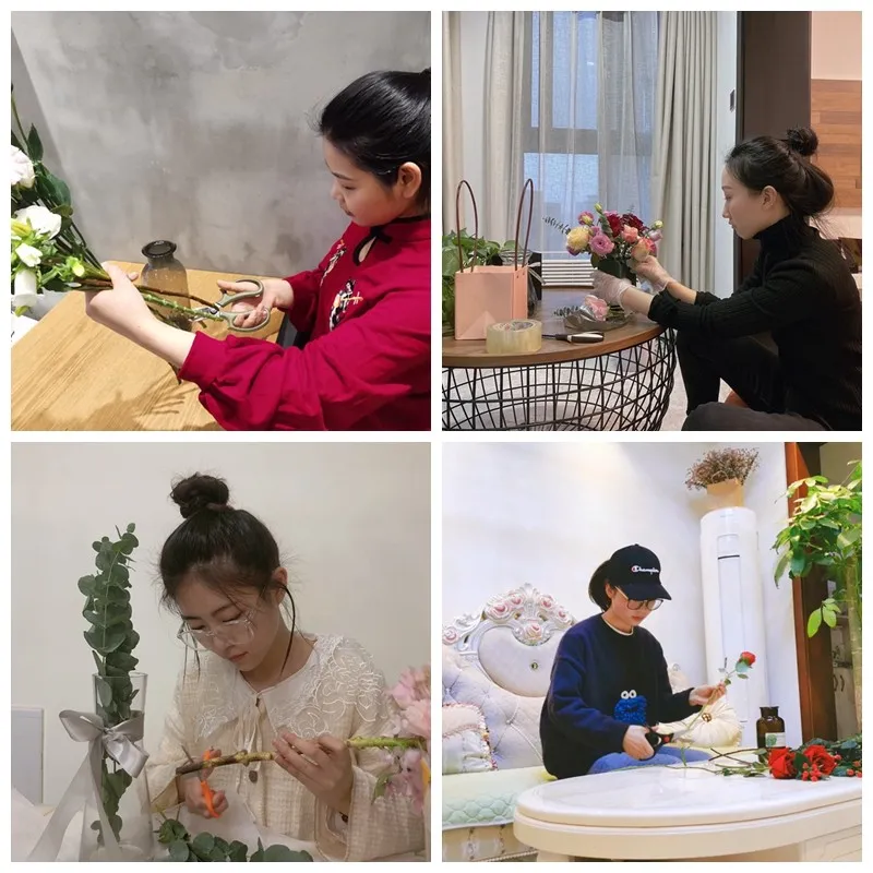 【精致女王，花樣人生】成蜀電力集團工會舉行“三八”婦女節線上插花活動