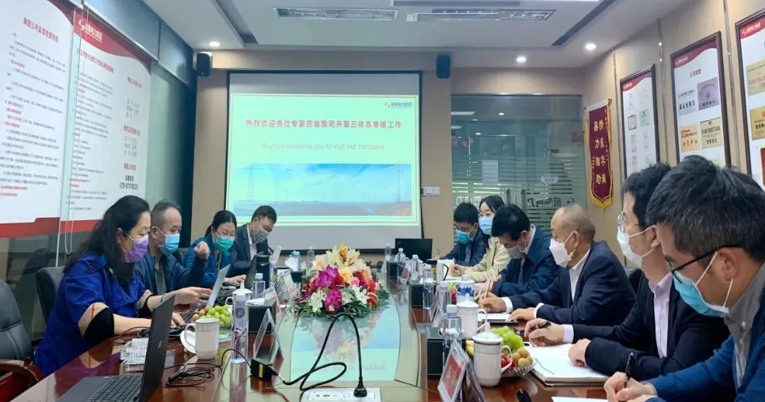 成蜀電力集團通過2020年度三體系監督審核