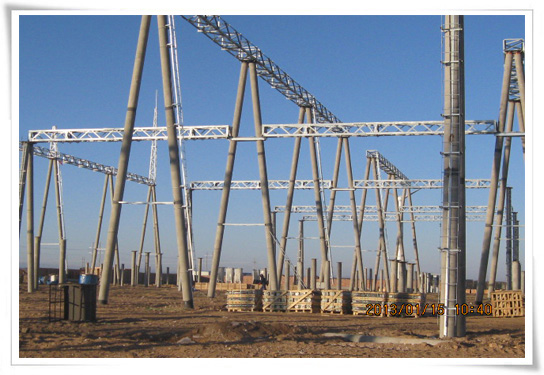 天電三塘湖220kV風電匯集站工程進入電氣安裝階段