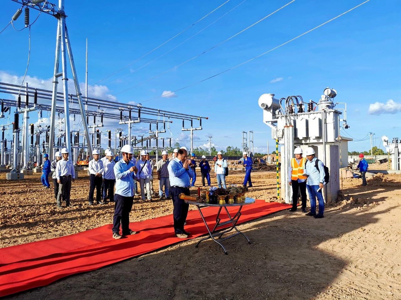 柬埔寨國家電網磅通230kV變電站工程順利帶電成功