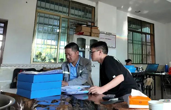 集團董事陳金華一行赴項目檢查指導并慰問一線員工