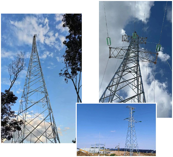 基諾鄉巴卡村洛科大寨光伏電站110kV送出線路EPC工程全線貫通