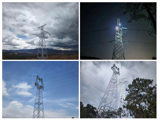南澗縣母麥地光伏電站項目220kV送出線路工程竣工投運